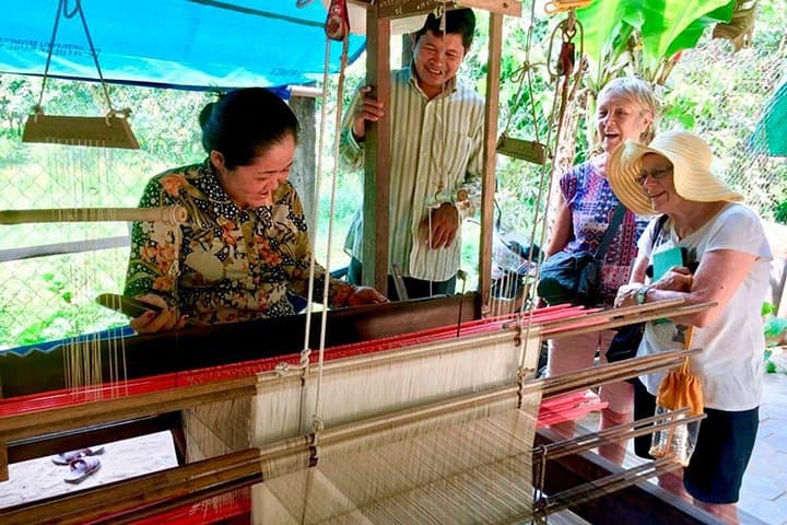 Half-Day Silk Island Mekong Cruise: Phnom Penh Silk Village Tour photo 1