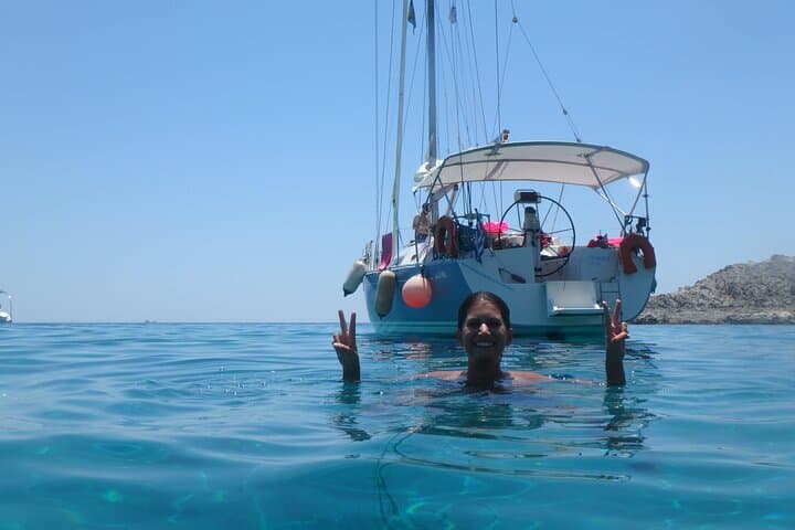 Rhodes Private Yacht Charter: 7-Hour Sail to Bays, Snorkels & Sunsets photo 4
