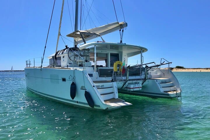 Private Half-Day Catamaran Tour in Ria Formosa — Swim, Snorkel & Paddle photo 6