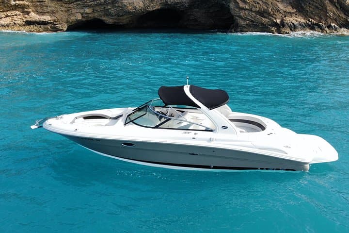 Ibiza to Formentera Private Boat Rental: 8-Hour Sea Ray 295 Charter photo 1