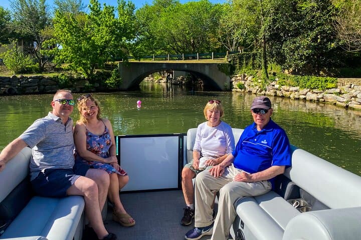 Exploring Lake Austin: Private Pontoon Boat Cruise with Full Sun Shading photo 4