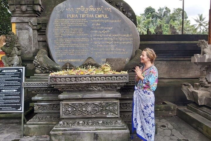 Ubud Day Tour: Rice Terraces, Tirta Empul & Hidden Waterfall Adventure photo 2