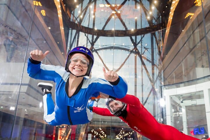iFLY Dubai Indoor Skydiving: Wind-Tunnel Flight Experience with Transfer