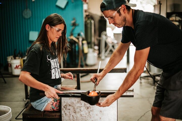 Make Your Own Glass Flower: Intro Glassblowing Workshop in Sedona photo 4