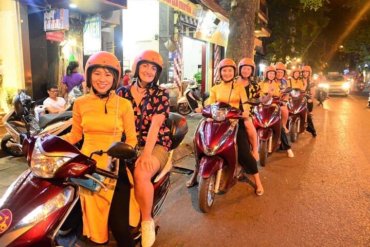 Hanoi By Night Foodie Motorbike Tour — Women-Led Street Food Ride