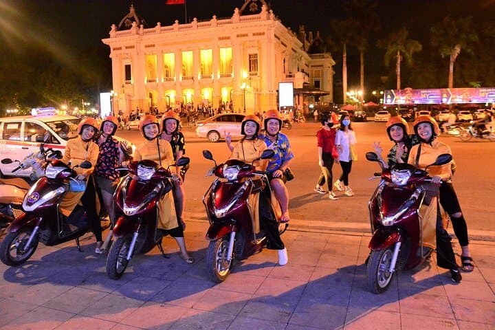 Hanoi Night Vespa Food Tour Led by Women: Old Quarter Eats & Egg Coffee photo 1