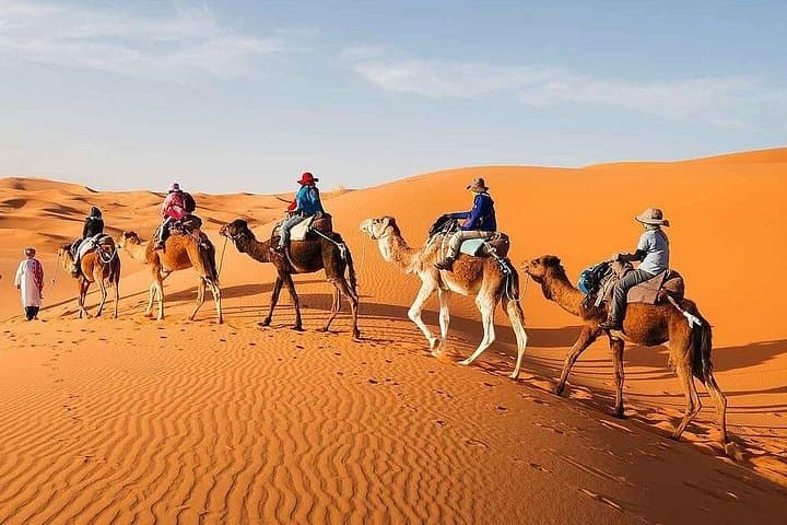 3-Day Merzouga Desert Tour from Marrakech — Camel Ride, Sandboarding & Berber Camp