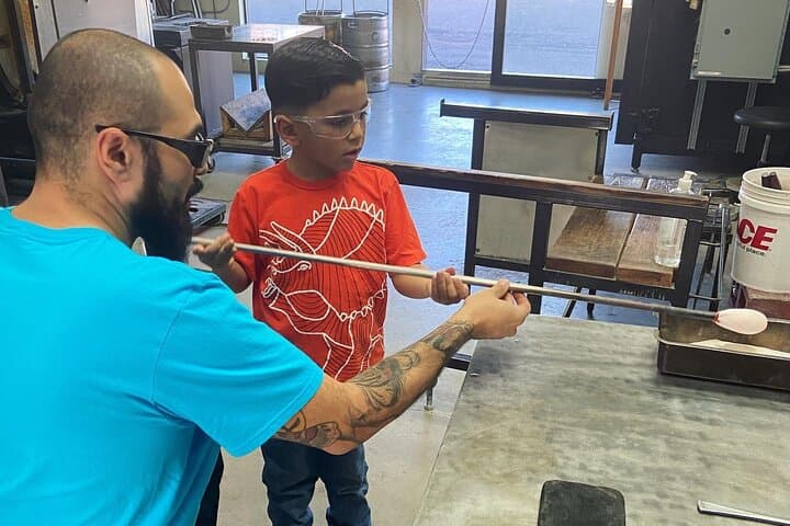 Make Your Own Glass Flower: Intro Glassblowing Workshop in Sedona photo 3