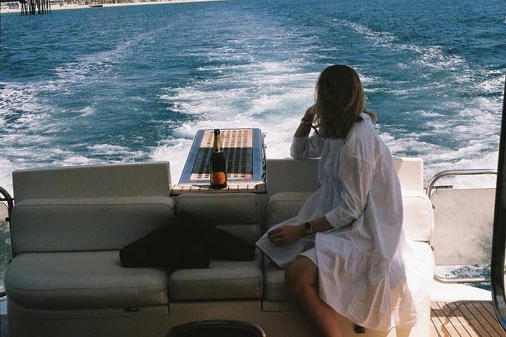 Barcelona Private Sunset Yacht Cruise on Azimut 46 — Drinks, Swim & Dinner Options photo 6