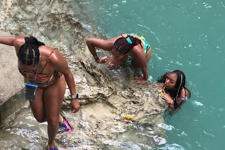Montego Bay to Ocho Rios: Horseback Ride to Blue Hole & Dunn's River Falls