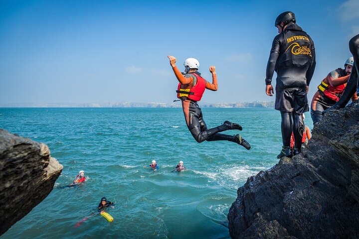 Family Coasteering in Newquay: Private Two-Hour Tidal Adventures on Cornwall’s Coast