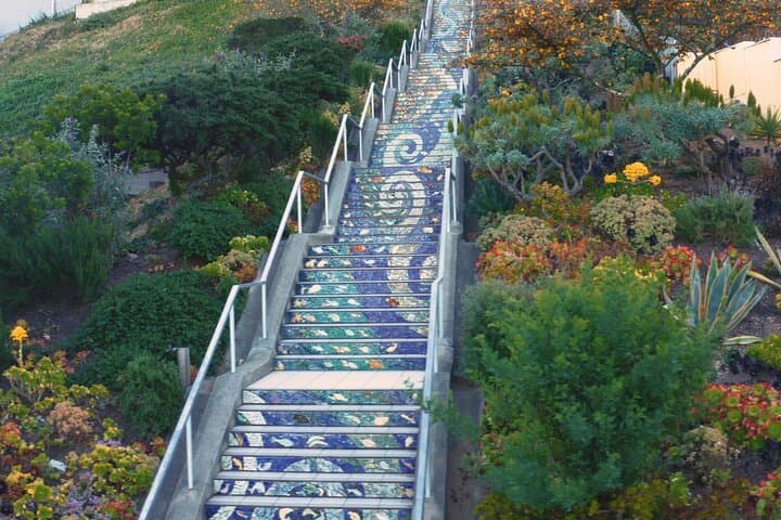 Hidden Stairways of San Francisco: Mosaic Steps & Panoramic Views Walk