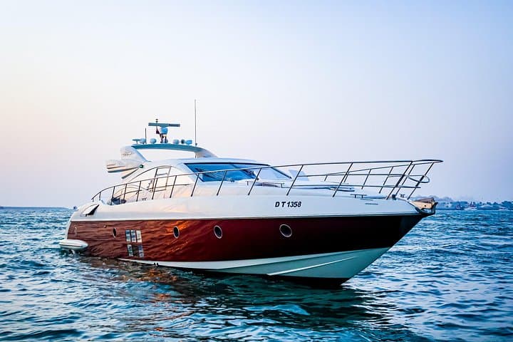 Private 68ft Azimut Yacht Cruise — Dubai Marina, Palm Jumeirah & Burj Al Arab Views photo 2