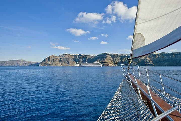 Santorini Sunset Cruise: Caldera Sailing, Hot Springs & Taverna Dinner photo 5