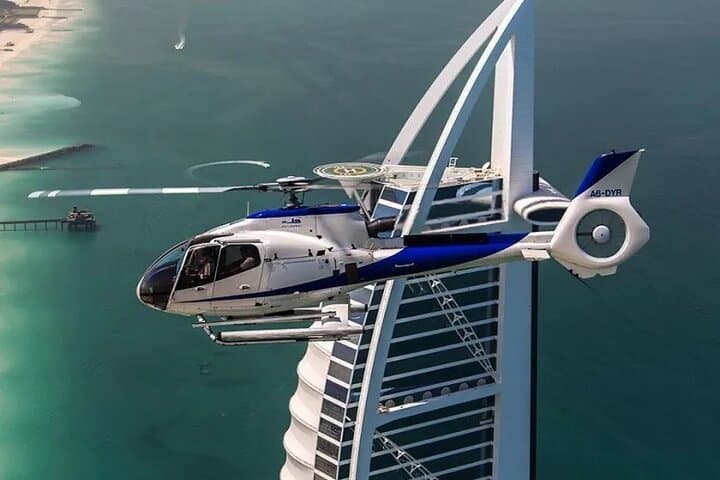 Dubai Helicopter Tour & Dhow Cruise Dinner at Marina — Skyline Aerials and Night Cruise photo 4