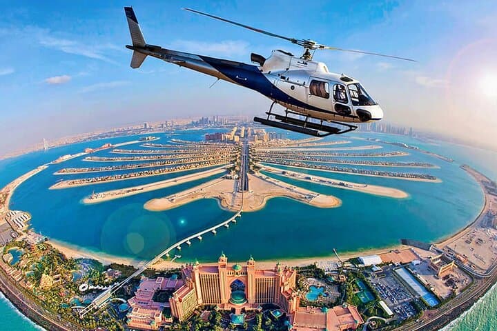 Dubai Helicopter Tour & Dhow Cruise Dinner at Marina — Skyline Aerials and Night Cruise photo 5