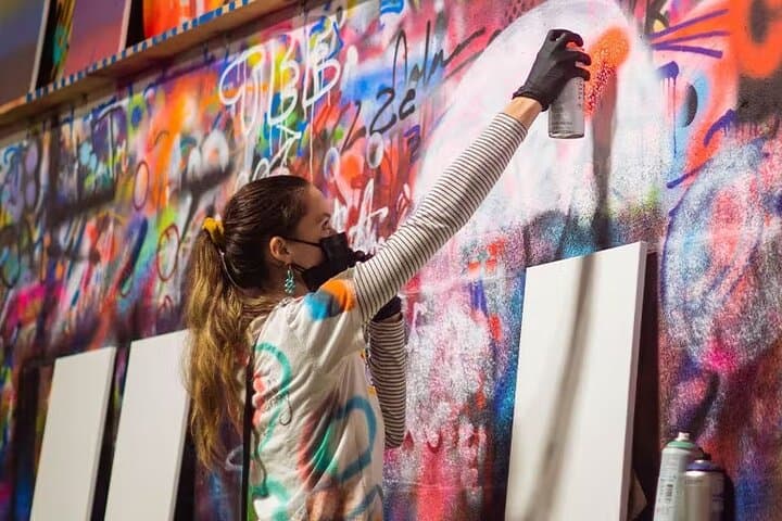 BYOB Spray Paint and Sip Workshop: Learn Street Art Techniques in Atlanta photo 3