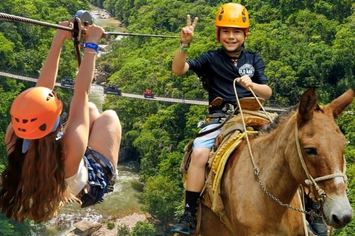 Puerto Vallarta Canopy Tour: 11 Zip Lines, 660-Foot Views & Mule Ride photo 1