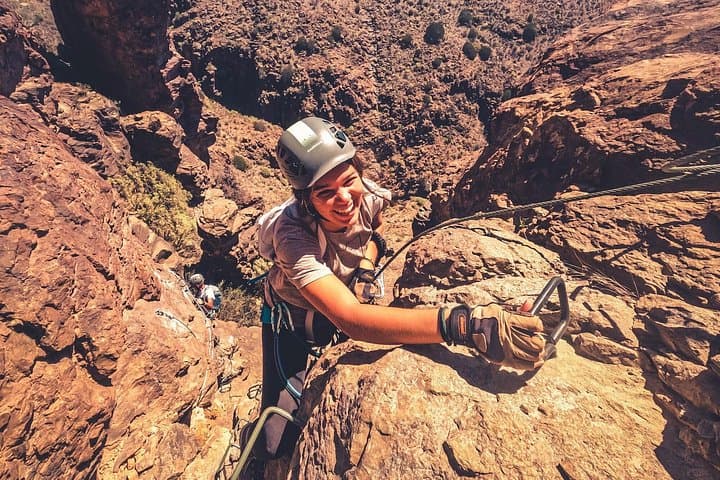 Beginner Via Ferrata Adventure in South Gran Canaria — 4-Hour Cliff Route with Guide photo 4