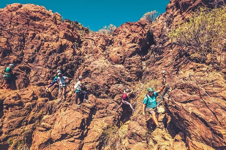 Beginner Via Ferrata Adventure in South Gran Canaria — 4-Hour Cliff Route with Guide photo 6