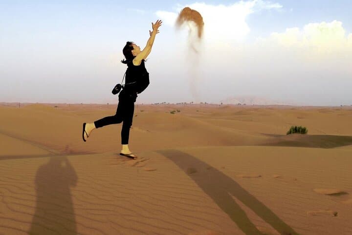 Morning Dubai Desert Safari — Dune Bashing, Sandboarding & Camel Ride photo 3