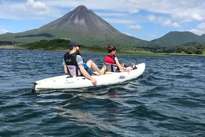 Arenal Lake Kayak Adventure with Local Guide — Volcano Views & River Beach Stop