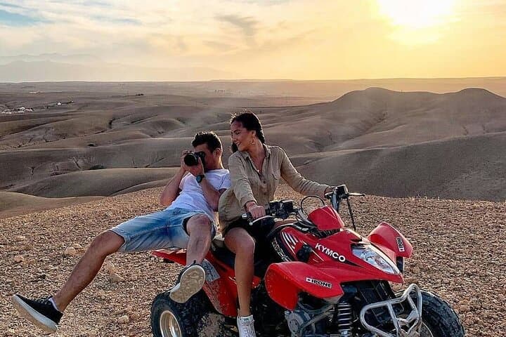 Agafay Desert Quad Tour: Dune Rides & Berber Tea with Atlas Views