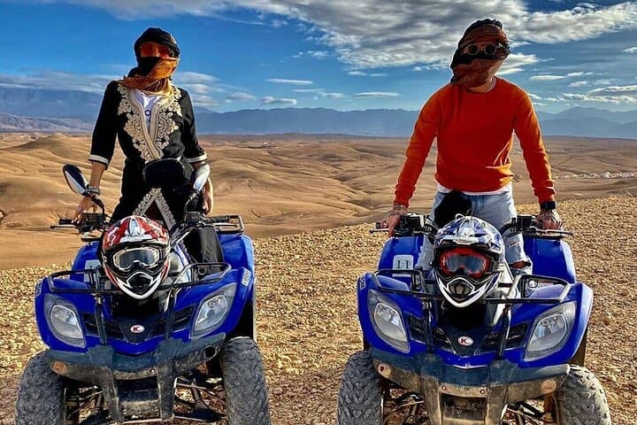 Agafay Desert Quad Tour: Dune Rides & Berber Tea with Atlas Views photo 2