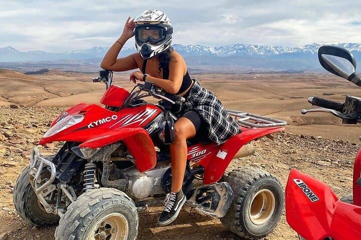 Agafay Desert Quad Tour: Dune Rides & Berber Tea with Atlas Views photo 5