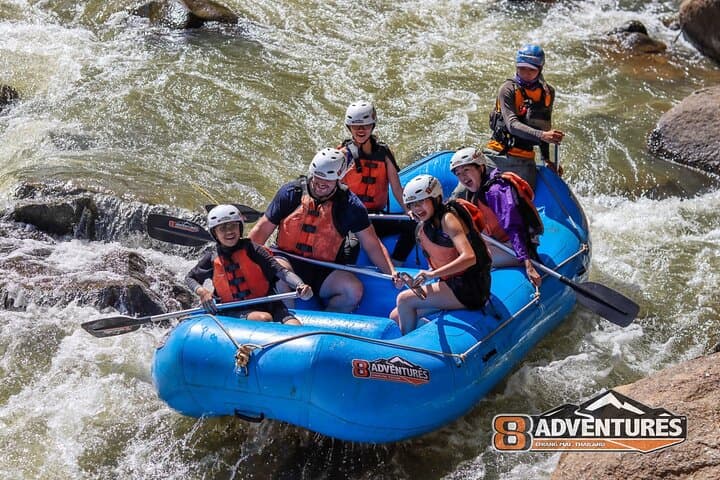 Family Rafting on the Mae Taeng River — Half-Day Class II–III Adventure from Chiang Mai