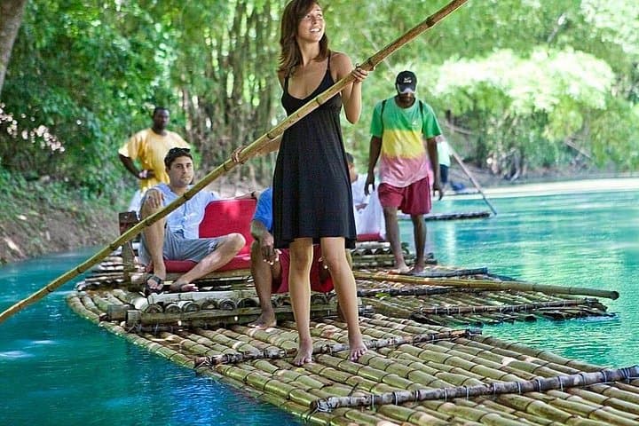 Martha Brae Bamboo Rafting and Blue Hole Ocho Rios Combo — River Rafting & Waterfall Swim from Montego Bay photo 3