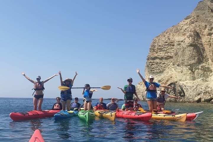 Sea Kayak Santorini South Coast: Red Beach, White Beach & Sea Caves photo 2