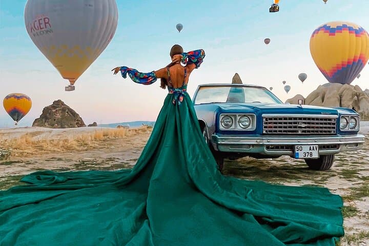 Classic Car Tour in Cappadocia — Vintage Drive Through Göreme & Love Valley photo 4