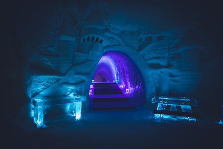 Snowmobile to Lainio SnowVillage: Half-Day Snowcastle Tour from Levi photo 3