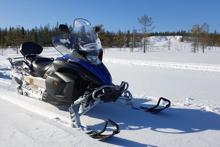 Snowmobile to Lainio SnowVillage: Half-Day Snowcastle Tour from Levi photo 5