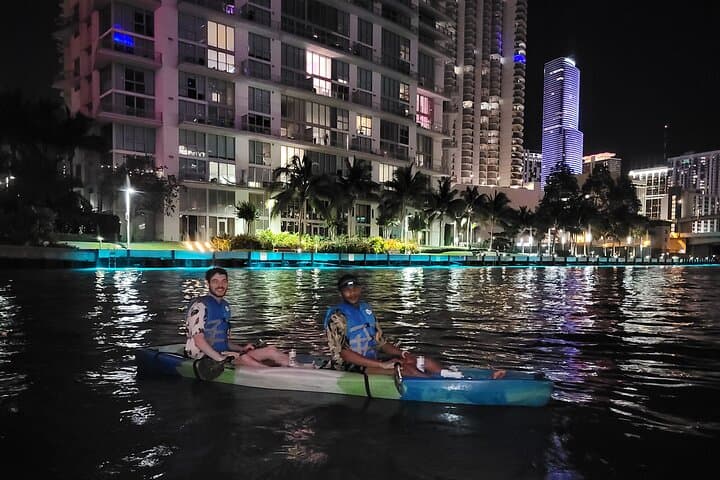 Miami City Lights Night SUP & Kayak — Downtown Miami After-Dark Paddle photo 6