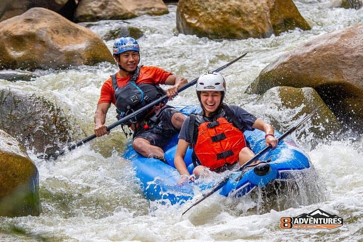 10KM Inflatable Kayaking on the Mae Taeng River, Chiang Mai