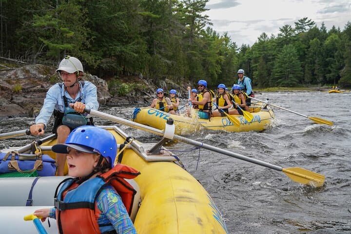 Soft Adventure Rafting on the Ottawa River: Family-Friendly Whitewater & BBQ Experience