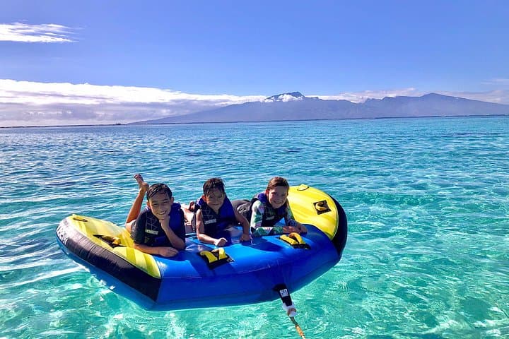 Moorea Tubing: High-Speed Lagoon Tube Ride with Tahiti Views photo 1