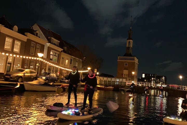 Full-Moon City SUP Tour Through Alkmaar's Canals (2 Hours) photo 4