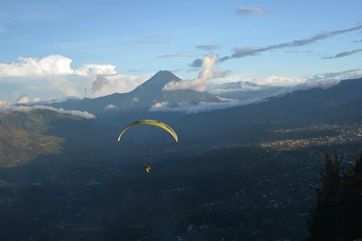 Paragliding over Baños: Tandem Flights Above Tungurahua