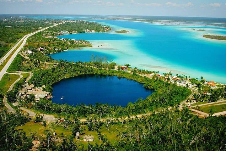 Full-Day Bacalar Boat Tour: Cenote Azul & Lagoon of Seven Colors from Cancun photo 3