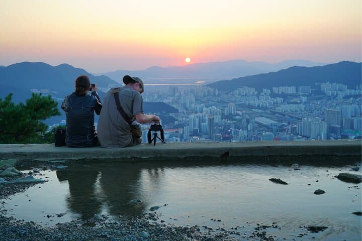 Busan Night Hike: Hwangnyeongsan & Sajabong Peak Views with Local Dinner