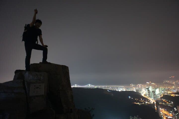 Busan Night Hike: Hwangnyeongsan & Sajabong Peak Views with Local Dinner photo 3