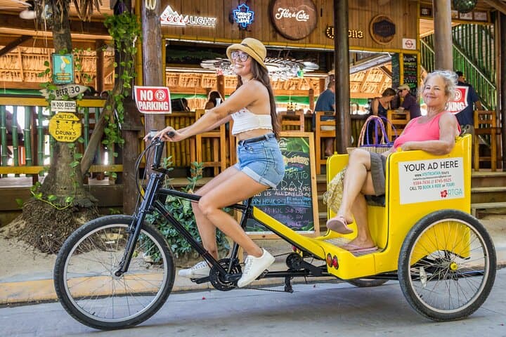 Pedibike Bar Crawl in West End Village, Roatán — Pedal-Powered Pub Tour