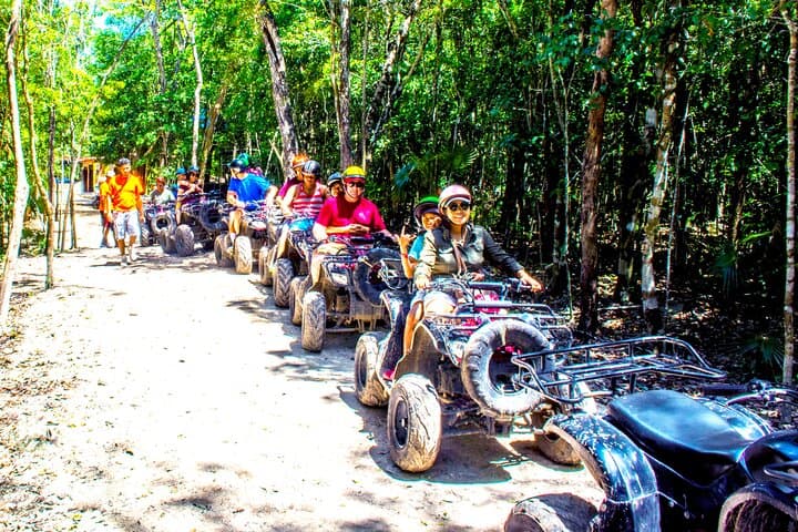Mayan Jungle Half-Day: ATV, Zipline & Cenote Adventure from Cancun photo 2