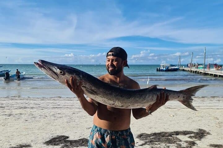 Holbox Full-Day Deep-Sea Fishing: Private Big-Game Charter & Ceviche