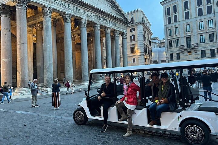 Glide Through Baroque Rome: La Dolce Vita Private Golf Cart Tour