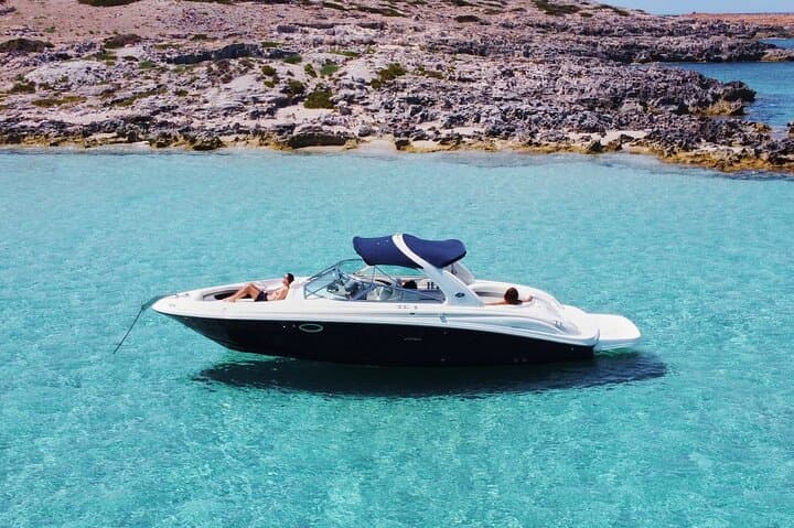 Ibiza to Formentera Private Boat Rental: 8-Hour Sea Ray 295 Charter photo 2