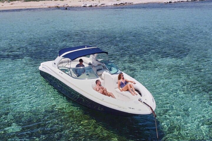 Ibiza to Formentera Private Boat Rental: 8-Hour Sea Ray 295 Charter photo 3